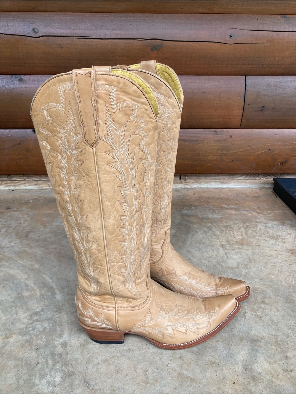 JRC & Sons | Tan Leather Cowgirl Boots - Picture 7 of 16